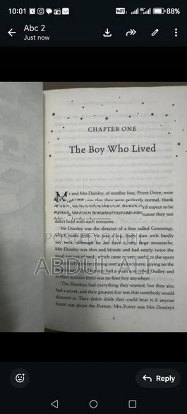 Harry Potter and The Philosopher's Stone Book