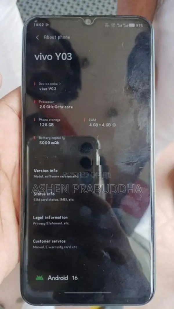 Vivo Y03 (Used)