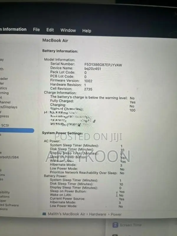 Apple MacBook Air M1 2020