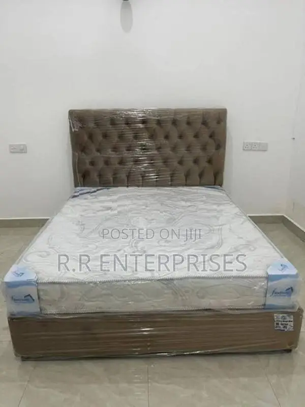 New 6*5 ft 72"*60" Cushion Divan Bed And Spring Mattresses