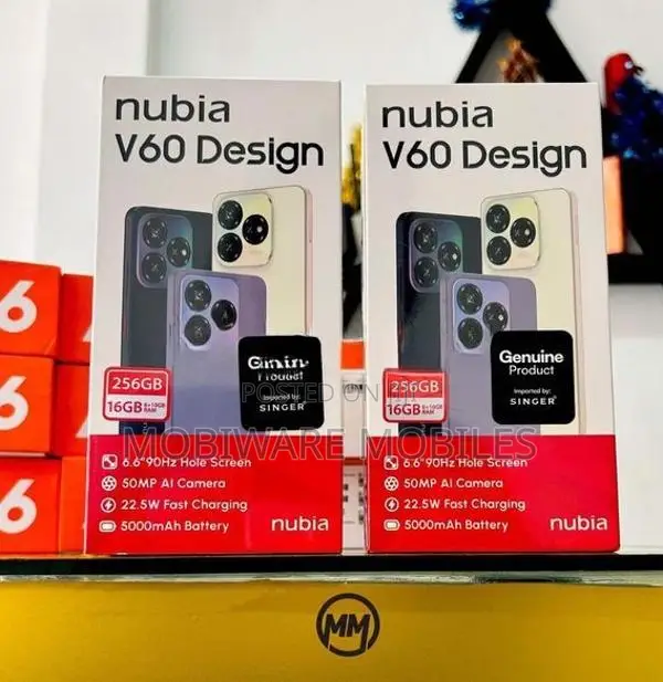 ZTE nubia V60 Design 6GB 256GB (Brand New)