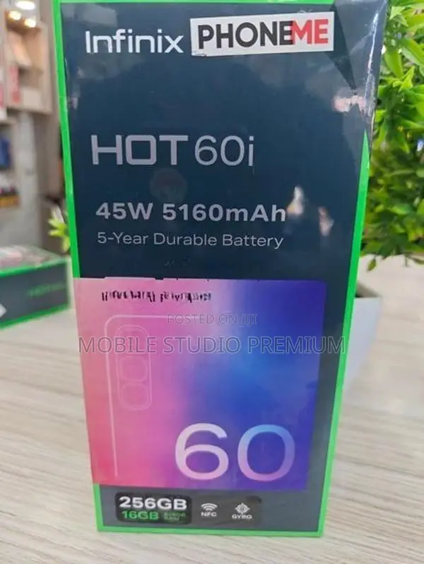 Infinix Hot 60i 8/256GB (Brand New)