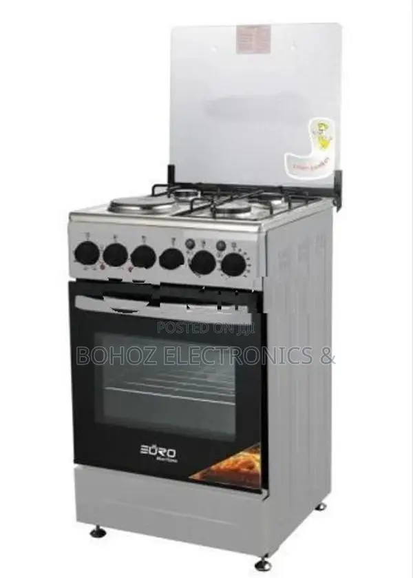 EURO (Turkey) Electric oven 3 Gas burner + 1 Hot Plate EU55FS3GE-SS