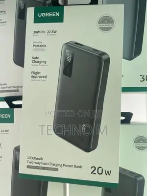 UGREEN 10000mAh 20W Two Way Fast Charging Power Bank