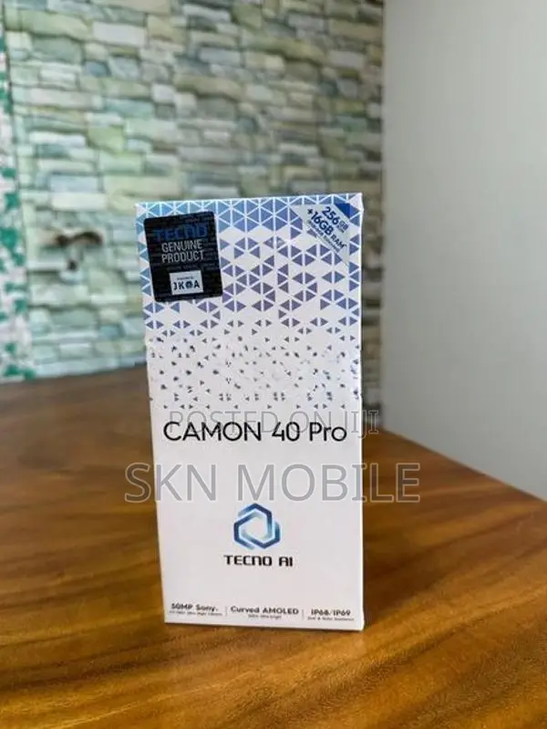 Tecno Camon 40 Pro 8/256GB (Brand New)