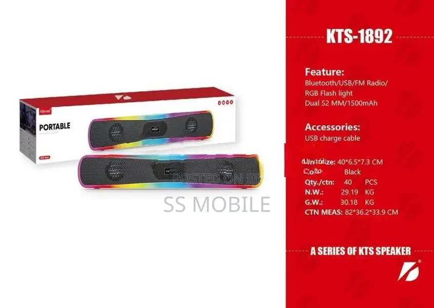 KTS 1892 Soundbar Wireless Bluetooth Speaker