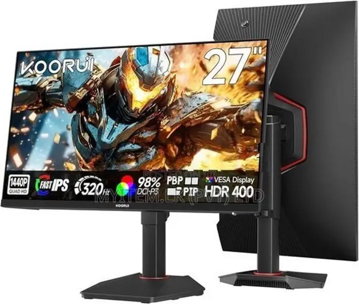 KOORUI G2721E 27" IPS QHD 320Hz HDR400 Brand New Gaming Monitor