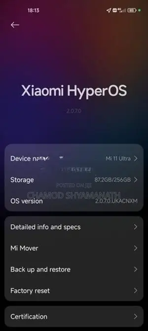 Xiaomi Mi 11 Ultra (Used)