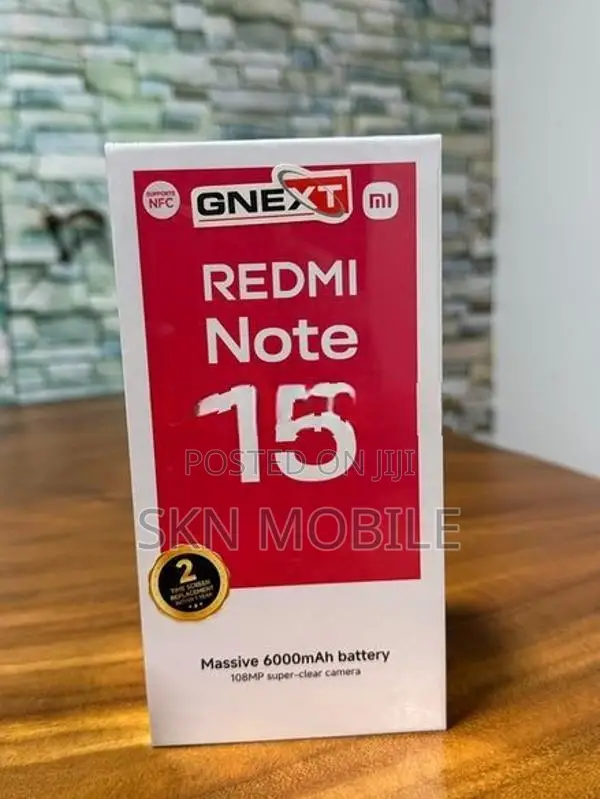 Xiaomi Redmi Note 15 8GB 256GB (Brand New)