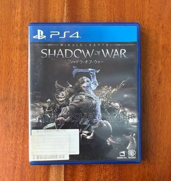PS4 Game Cd – Middle-earth: Shadow of War
