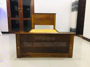 Teak Bed 6*3 with Mattress
