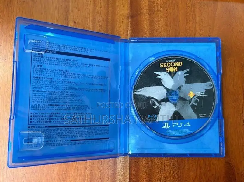 PS4 Game Cd - Infamous Second Son
