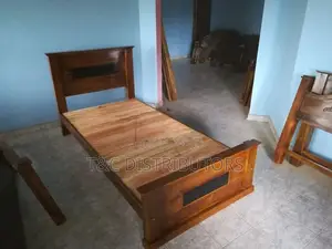 Teak Bed 6*3 with Mattress