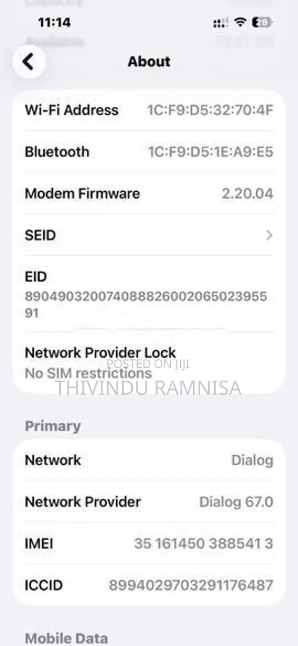 Apple iPhone 16 (Used)