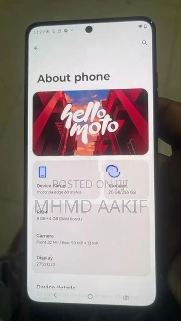 Moto Edge 60 Stylus (Used)