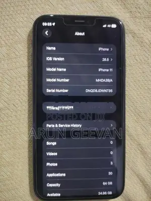 Apple iPhone 11 black (Used)