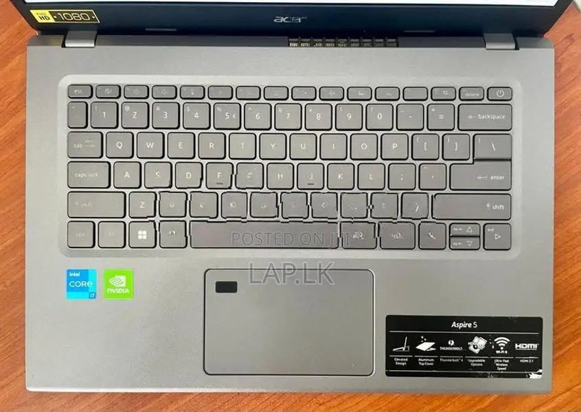 Acer Core i7-1255U–12th Gen GeForce MX550 2GB VGA 40GB RAM 512GB NVMe