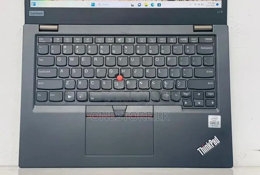 Core i3 10th Gen Thinkpad L13 screen 13.3 Inch FHD IPS