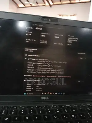Dell Latitude 5400|Intel i5 8th Gen|16GB RAM|512GB NVMe