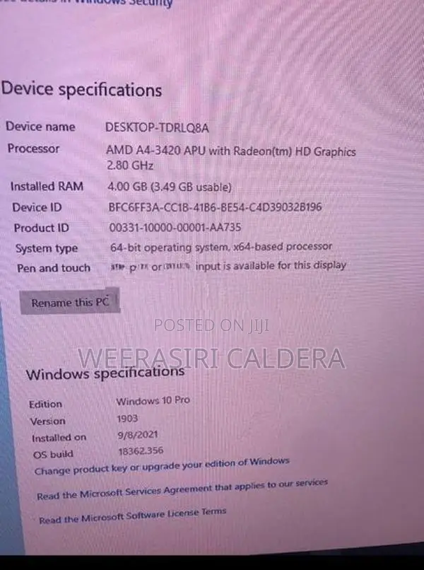 HP Desktop Computer
