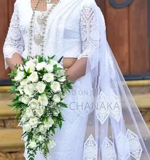 Bridal White Kandyan Saree