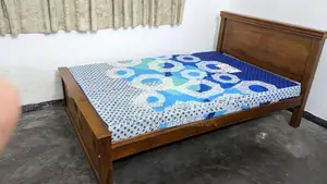 Teak Wooden Bed with Matteress