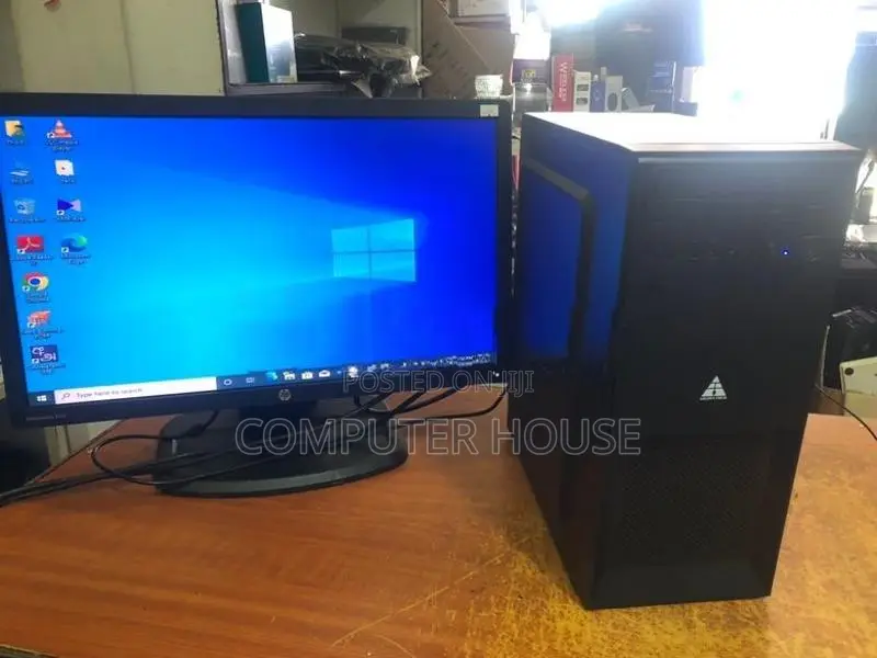 i3 6th Gen, 8GB Ram, 24” Led Monitor Full Set Desktop Computer Cpu