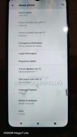 Moto E20 (Used)