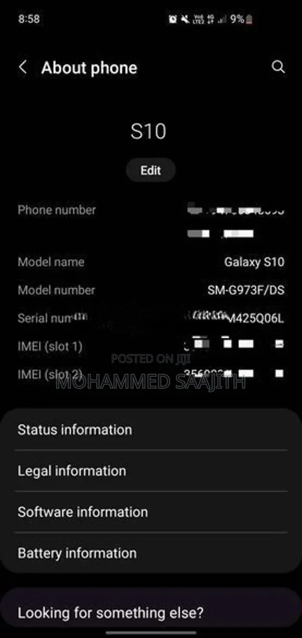 Samsung Galaxy S10 (Used)