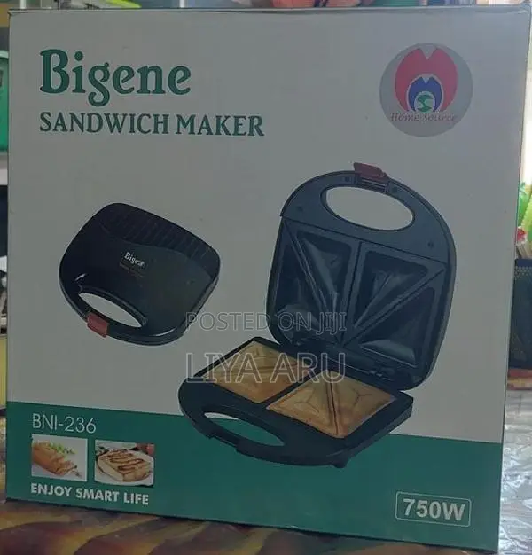 Bigen Sandwich Maker – 750W (BNI-236)