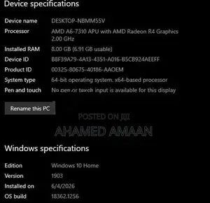 Lenovo Ideapad 110-15ACL Laptop