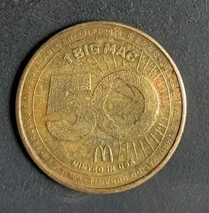 1 BIG MAC coin year of 1968-1978