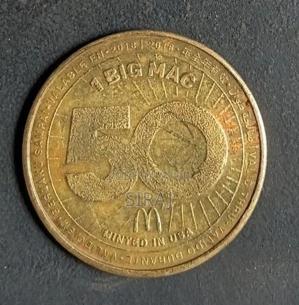 1 BIG MAC coin year of 1968-1978