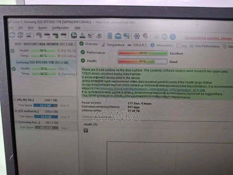 Samsung Evo 870 1TB SSD