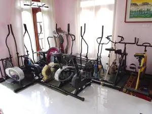 orbitrack with sheet exercise machine bike