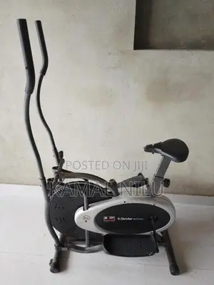 orbitrack with sheet exercise machine bike