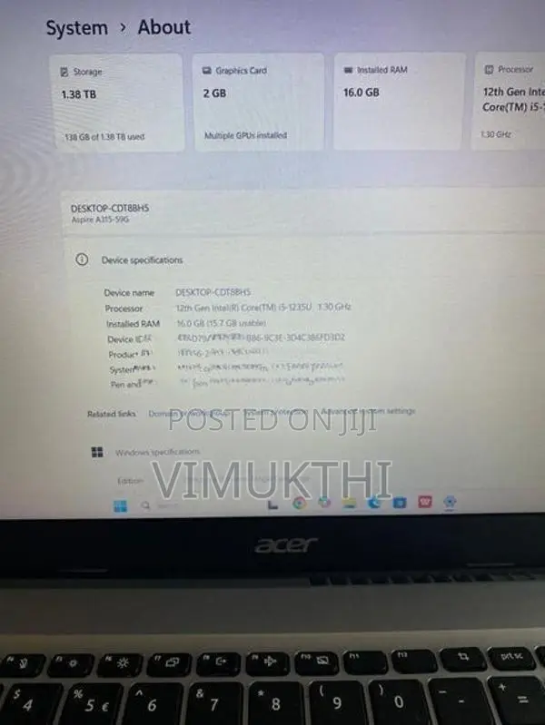 Acer Aspire 5 Laptop