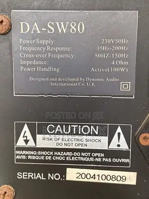 Dynamic Audio Powered Subwoofer
