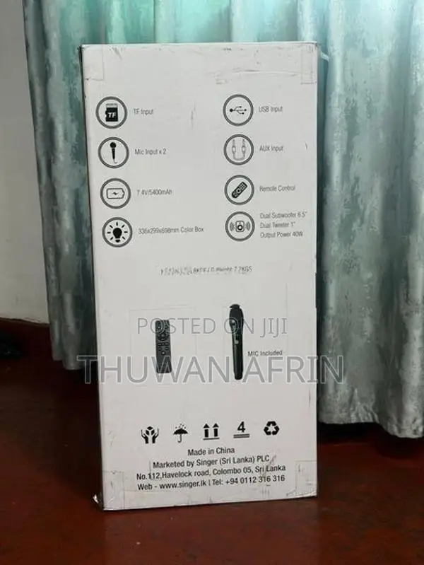 Singer Portable Party Speaker 40W SIN-BTS-69