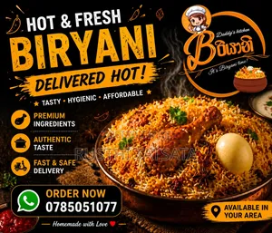 Daddy's Kitchen Chicken Biryani | Hot Fresh | Delivery Available