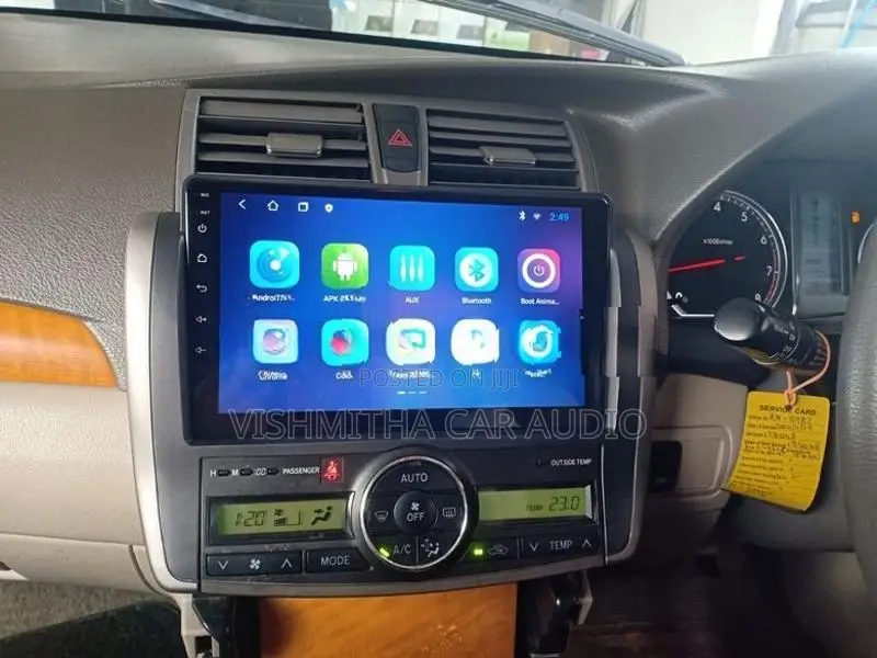 Toyota Allion 260 Android Car Player With Panel 9 Inch