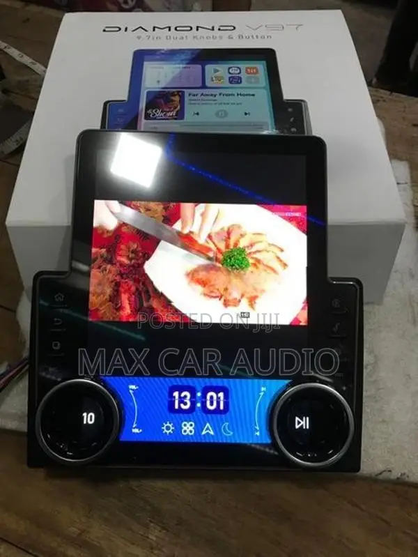 7INCH car audio Diamond v97 4+64G SIM dual knobs android setup