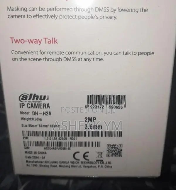 Brand New Dahua Hero A1 Indoor WiFi PTZ Camera