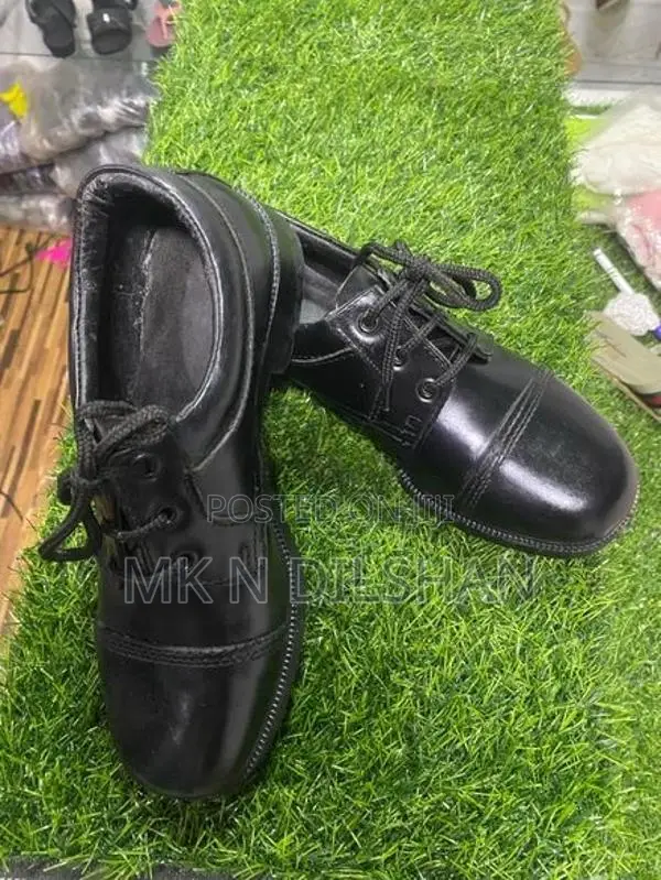 Leather Police Shoes