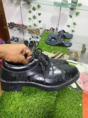 Leather Police Shoes