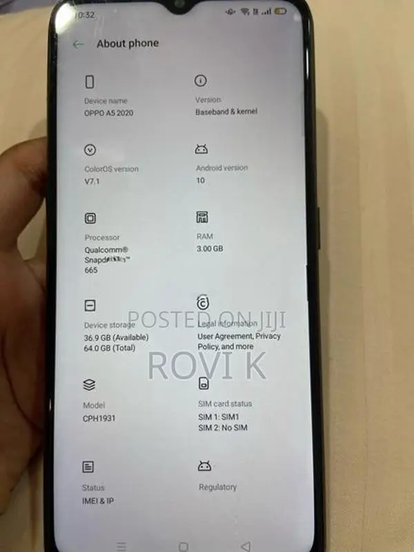 Oppo A5 2020 (Used)