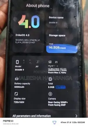 Black view Shark 9 (Used)