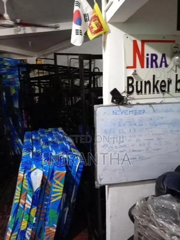 steel bunk bedතට්ටු දෙකේ යකඩ ඇදන bunker