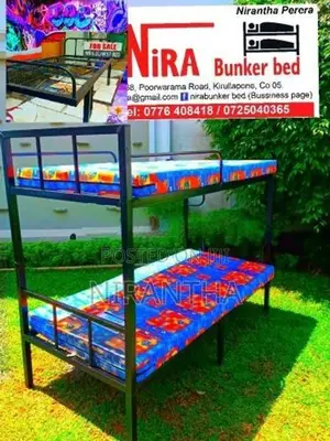 steel bunk bedතට්ටු දෙකේ යකඩ ඇදන bunker