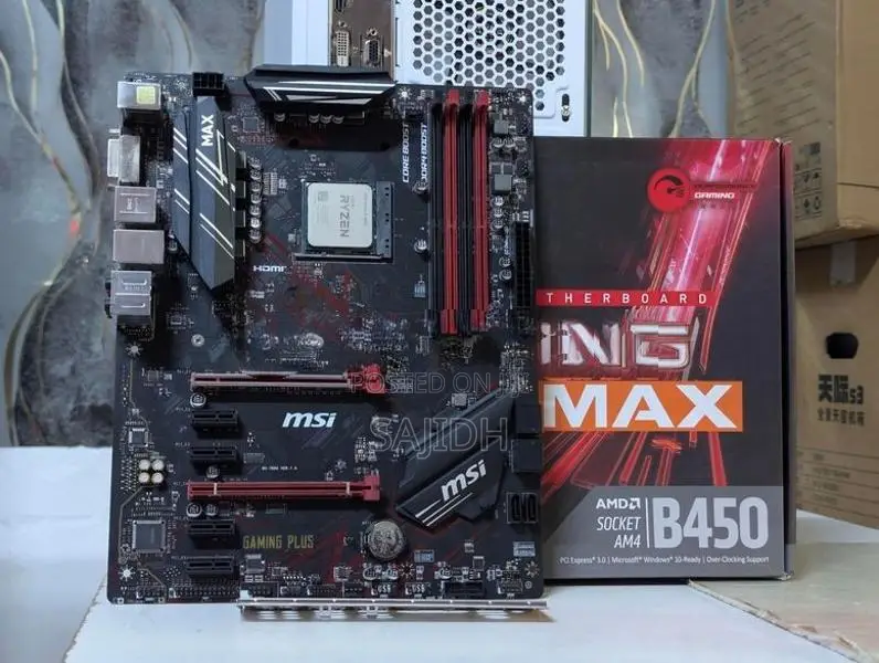 RYZEN 5 5600G WITH B450 Gaming Plus (combo)